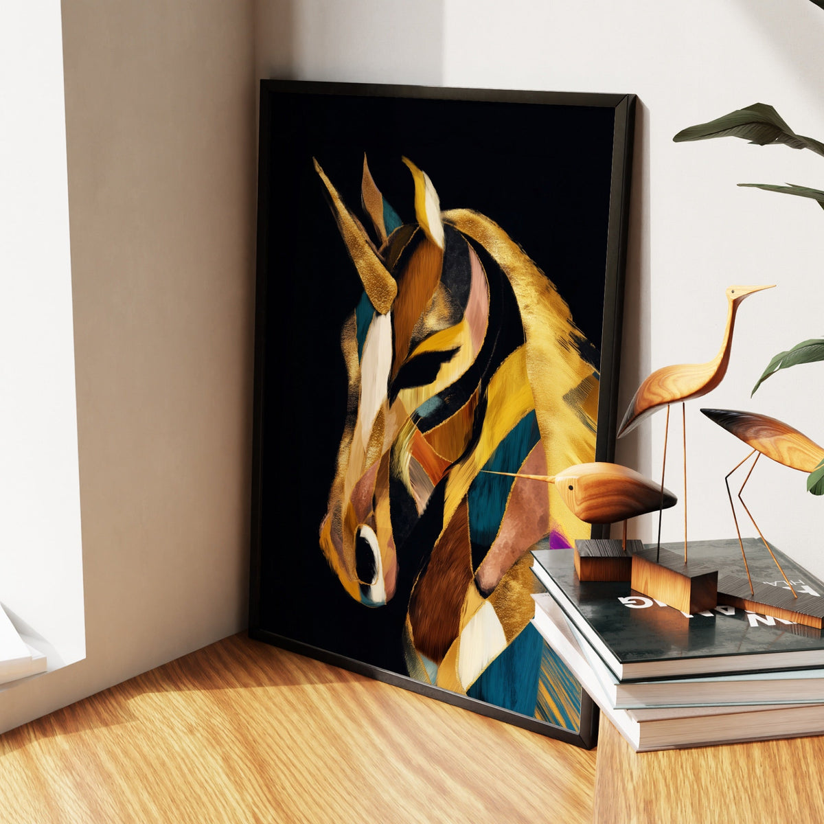 Color Horse Mosaic - Luxury Wall Art