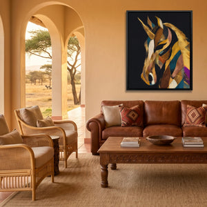 Color Horse Mosaic - Luxury Wall Art