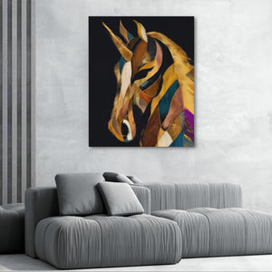 Color Horse Mosaic - Luxury Wall Art