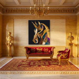 Color Horse Mosaic - Luxury Wall Art