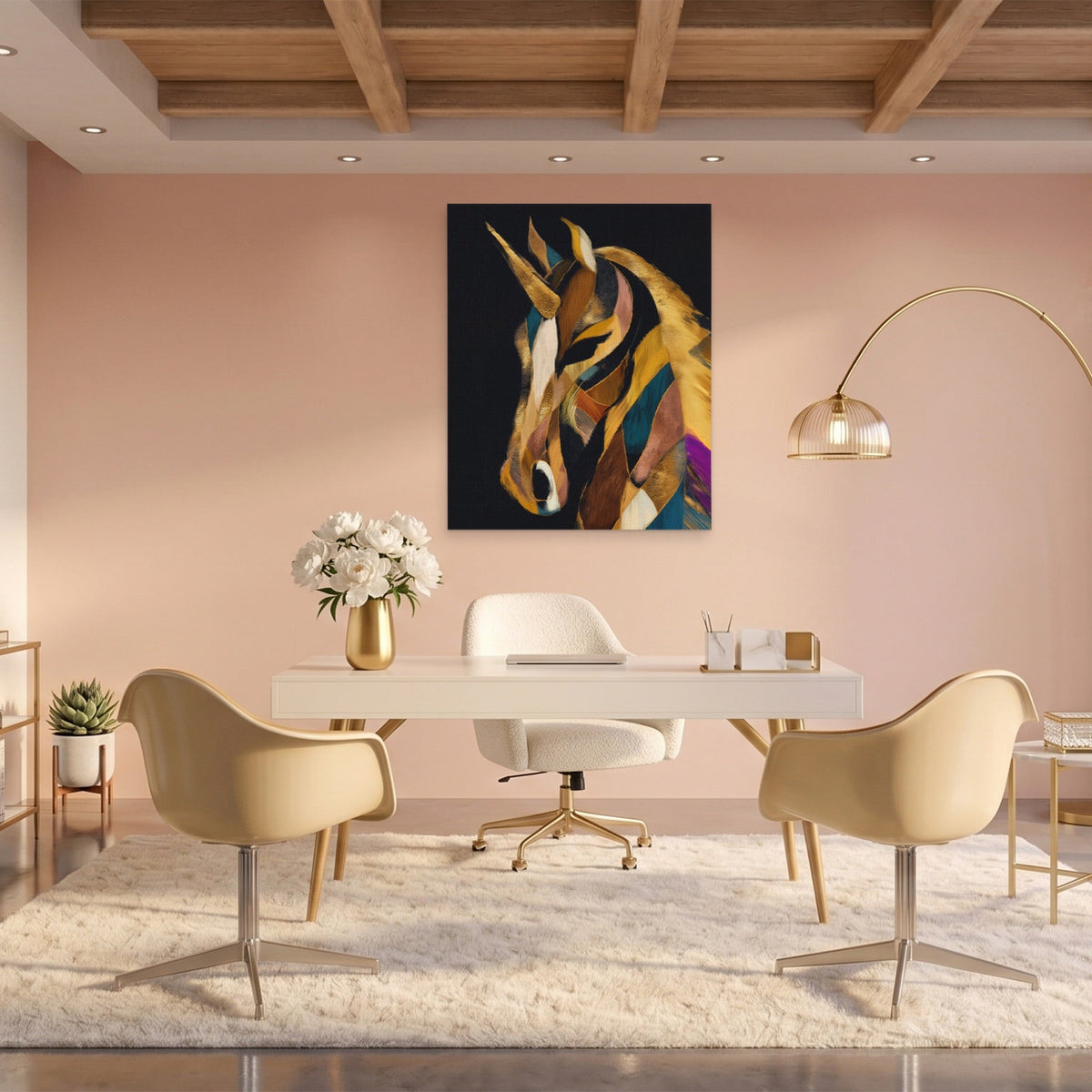 Color Horse Mosaic - Luxury Wall Art