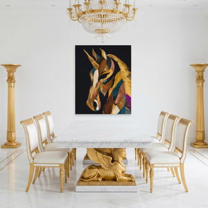 Color Horse Mosaic - Luxury Wall Art