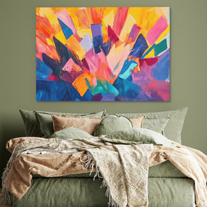 Colorful Abstract Crown - Luxury Wall Art