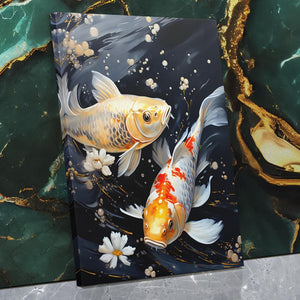 Colorful Koi Pond - Luxury Wall Art