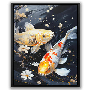 Colorful Koi Pond - Luxury Wall Art