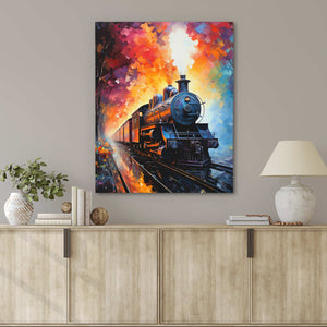 Colorful Locomotion - Luxury Wall Art