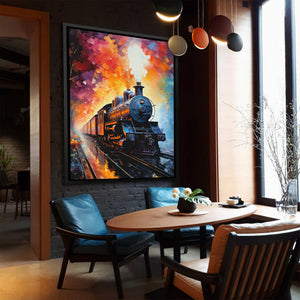 Colorful Locomotion - Luxury Wall Art