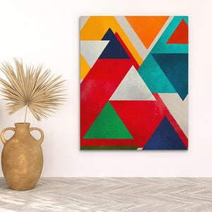 Colorful Triangles - Luxury Wall Art