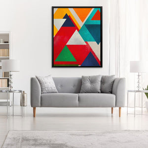 Colorful Triangles - Luxury Wall Art