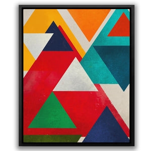 Colorful Triangles - Luxury Wall Art