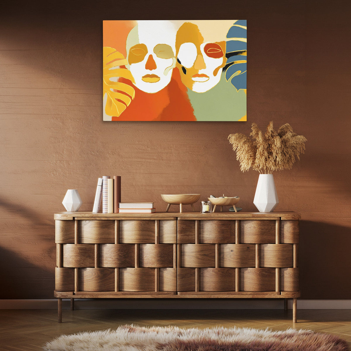 Companions in Amber - Luxury Wall Art
