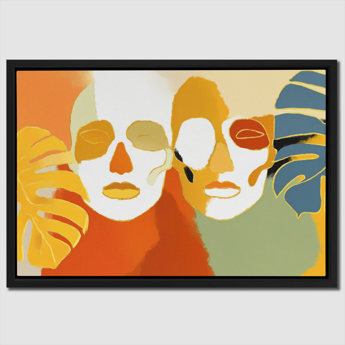 Companions in Amber - Luxury Wall Art