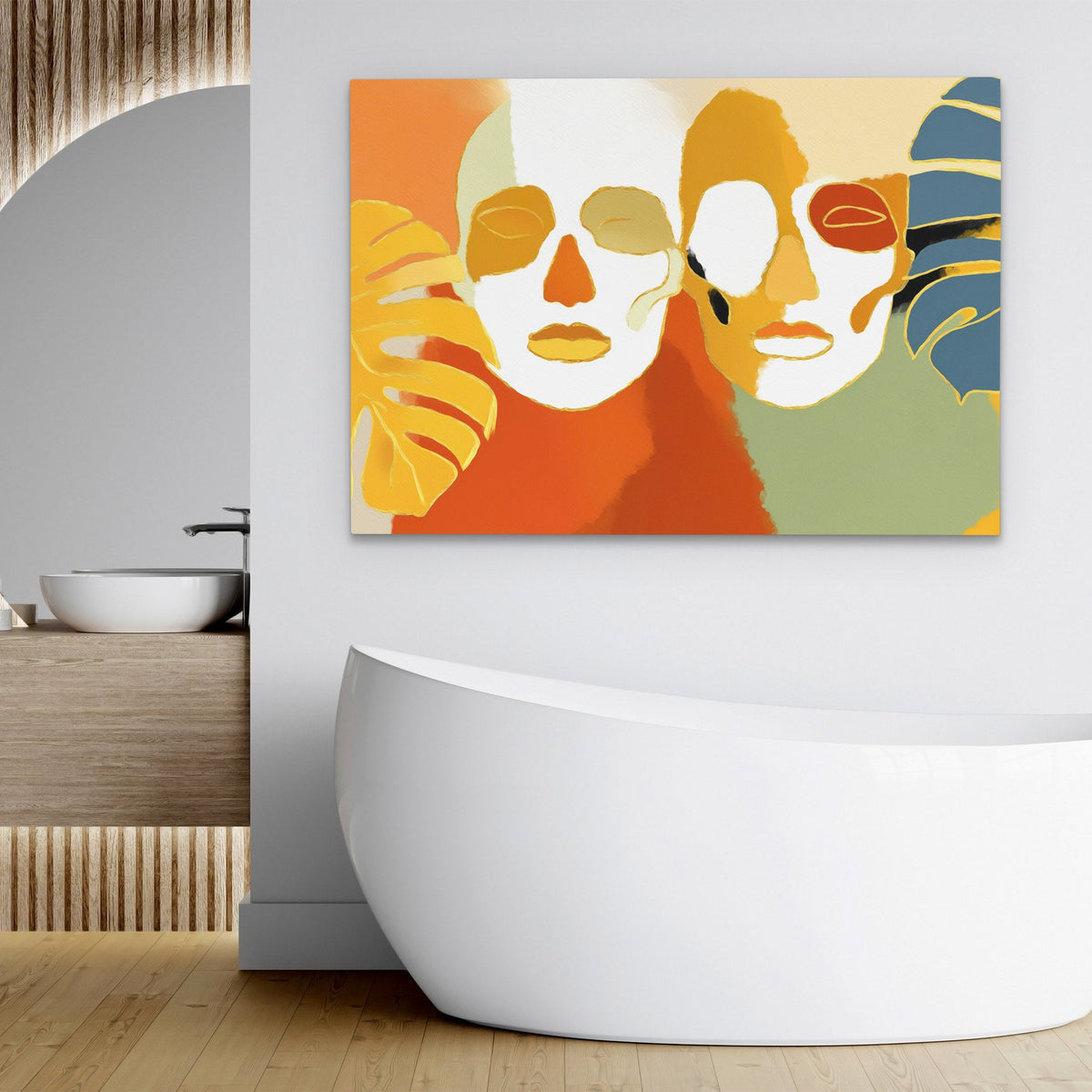 Companions in Amber - Luxury Wall Art
