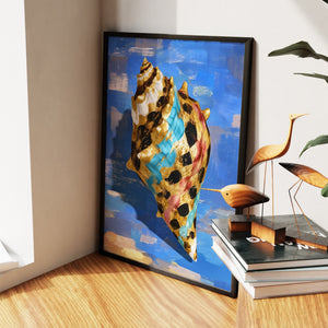 Conch Shell Minimalist - Luxury Wall Art