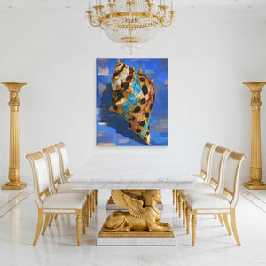 Conch Shell Minimalist - Luxury Wall Art