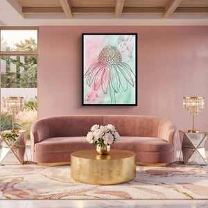 Coneflower Nodding Pale - Luxury Wall Art