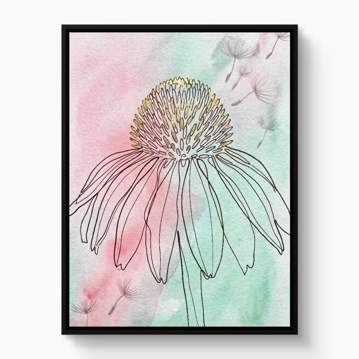 Coneflower Nodding Pale - Luxury Wall Art