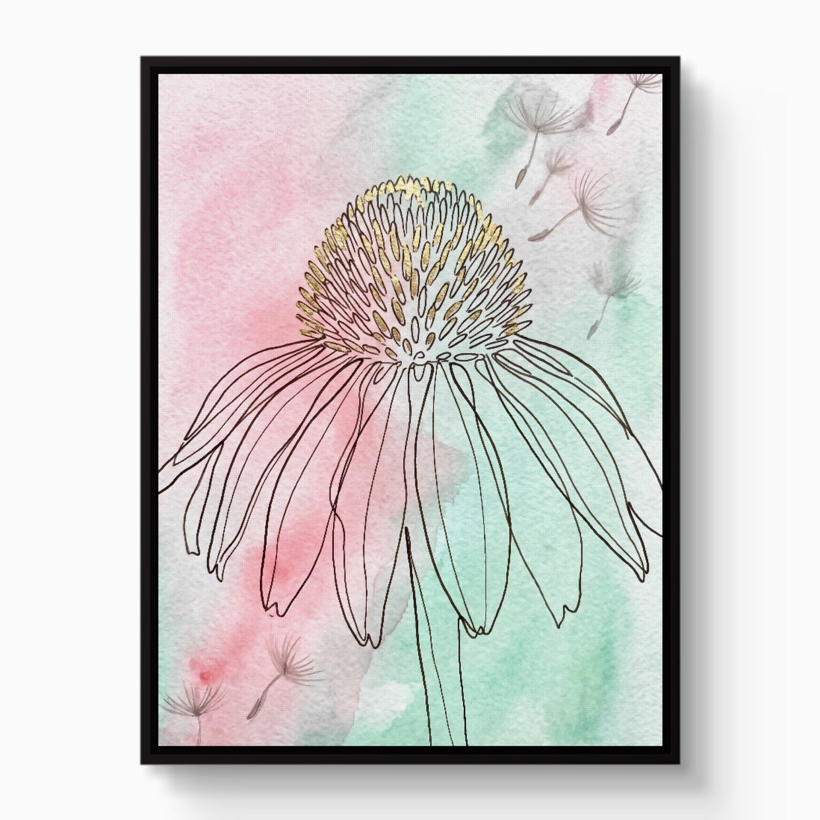 Coneflower Nodding Pale - Luxury Wall Art
