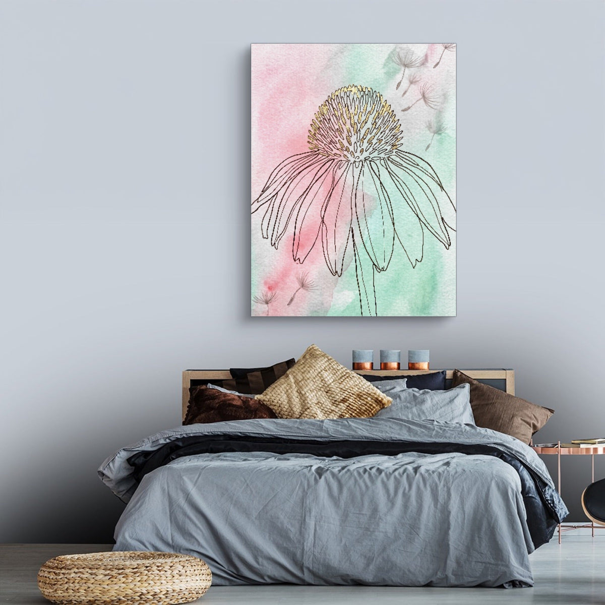 Coneflower Nodding Pale - Luxury Wall Art