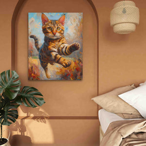 Confused Feline - Luxury Wall Art
