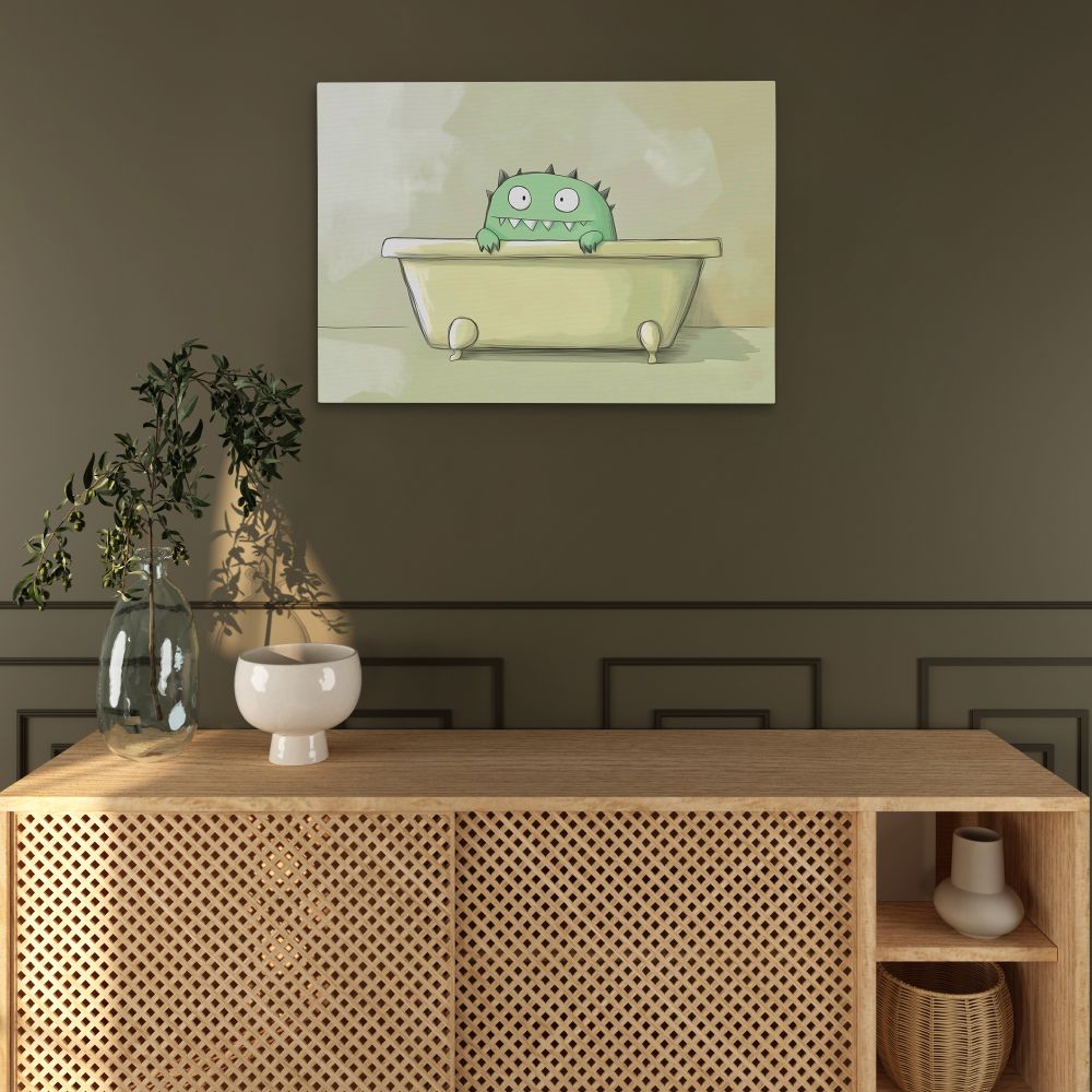 Confused Monster - Luxury Wall Art
