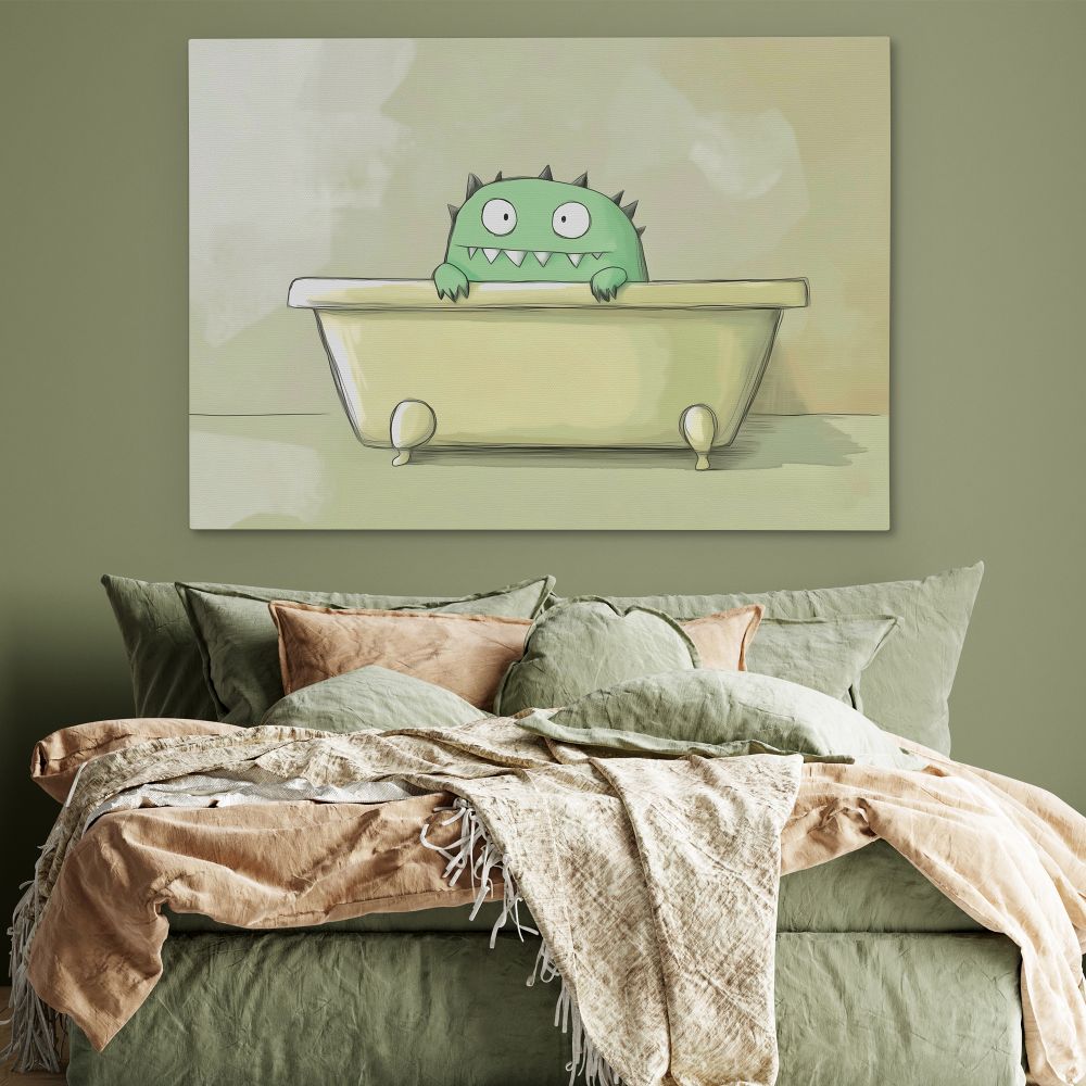 Confused Monster - Luxury Wall Art