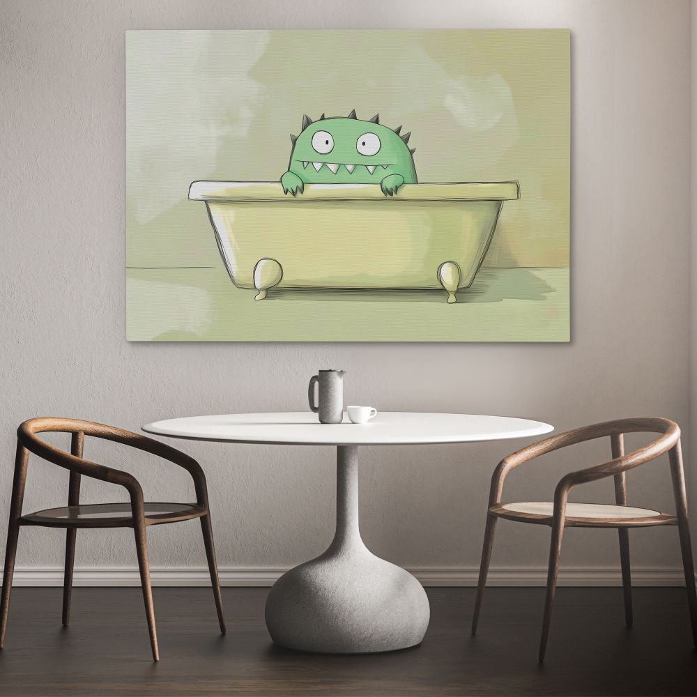 Confused Monster - Luxury Wall Art