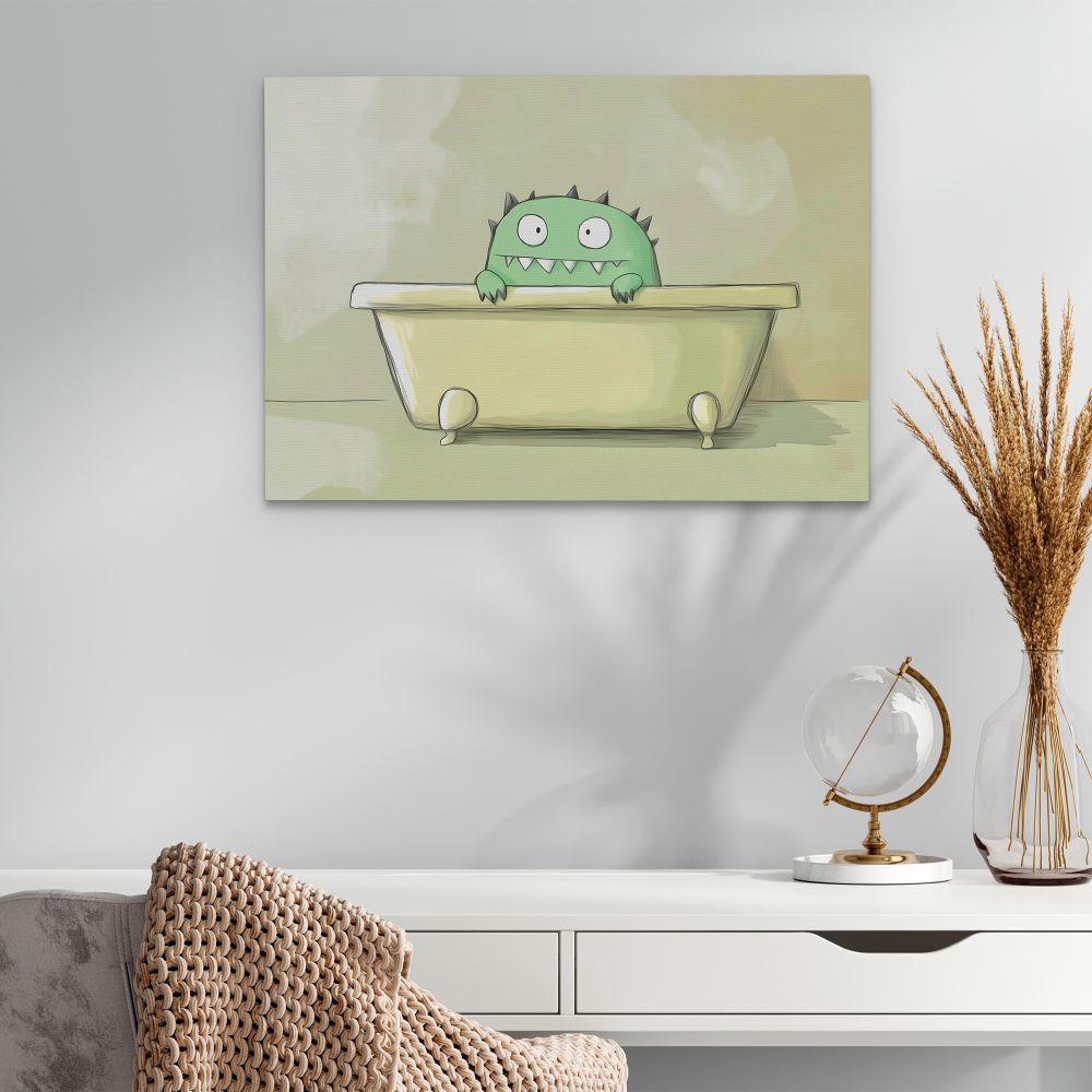 Confused Monster - Luxury Wall Art