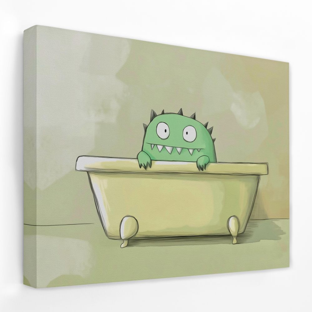 Confused Monster - Luxury Wall Art