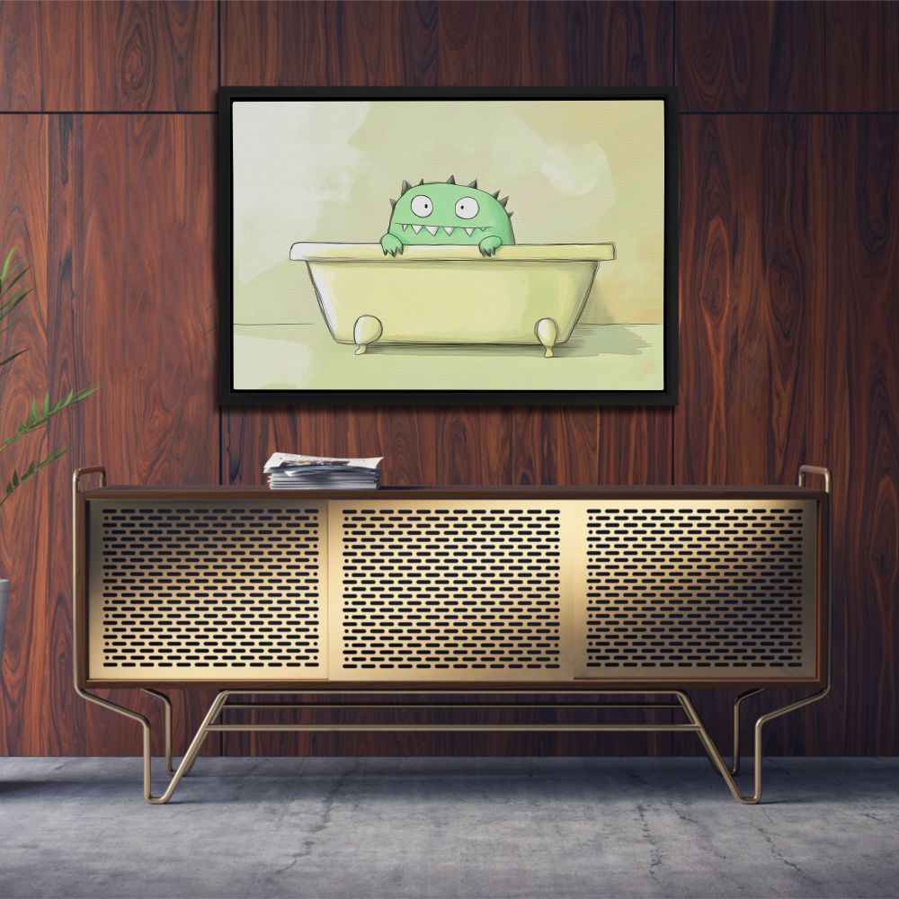 Confused Monster - Luxury Wall Art