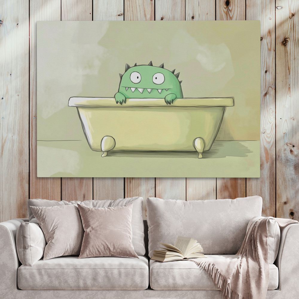 Confused Monster - Luxury Wall Art
