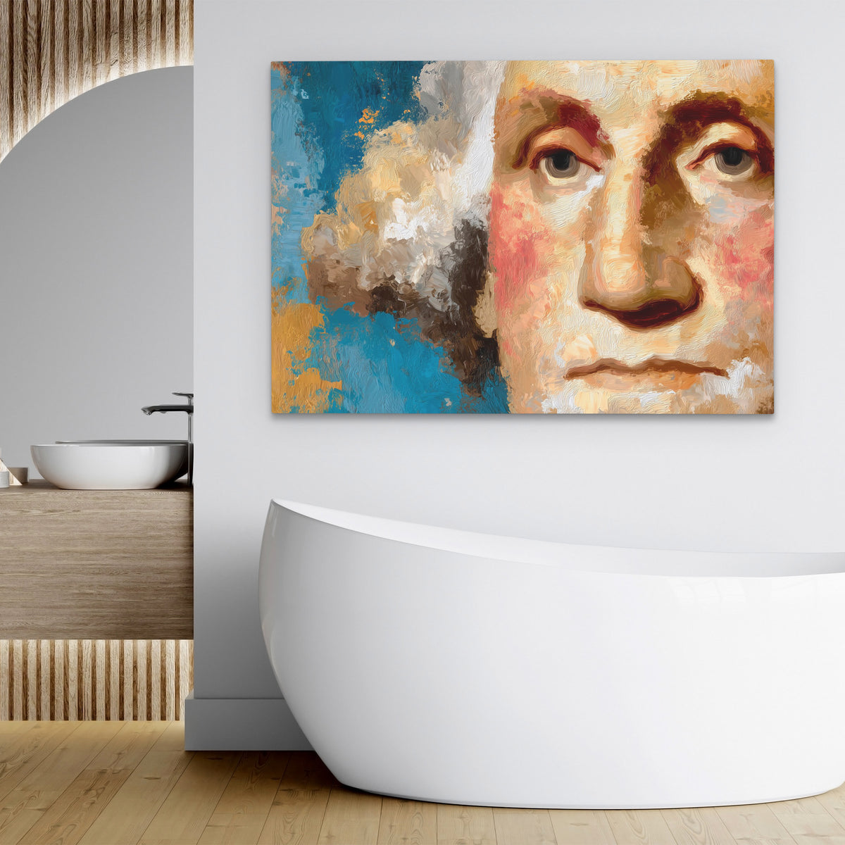 Contemplative Soul Portrait - Luxury Wall Art