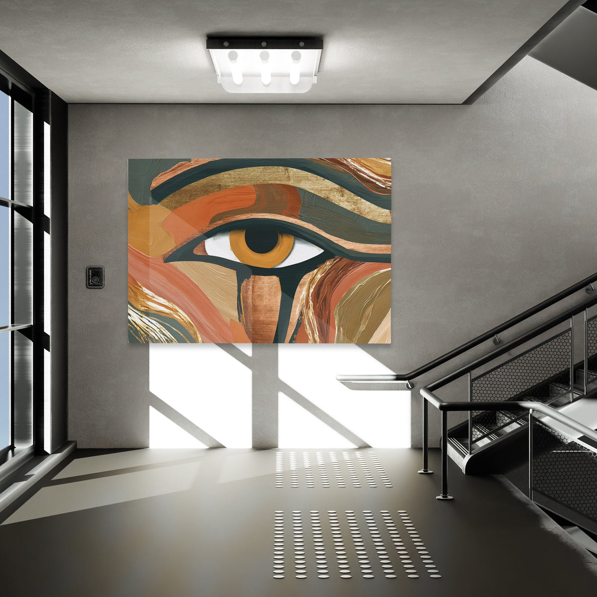 Copper Eye Awakening - Luxury Wall Art