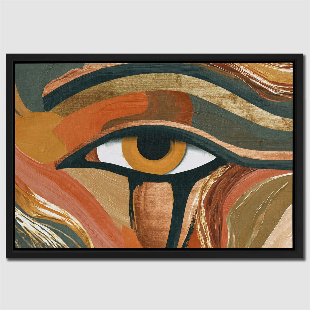 Copper Eye Awakening - Luxury Wall Art