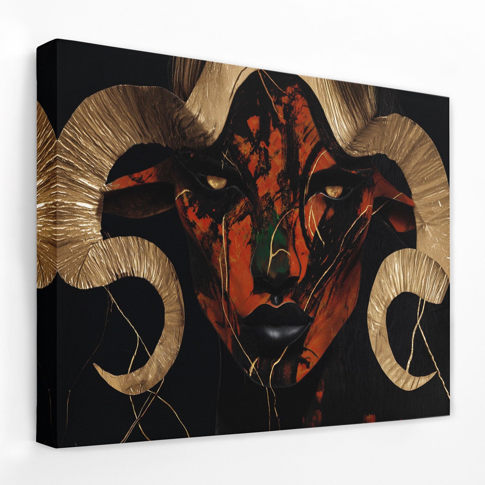 Copper Ram Portrait - Luxury Wall Art