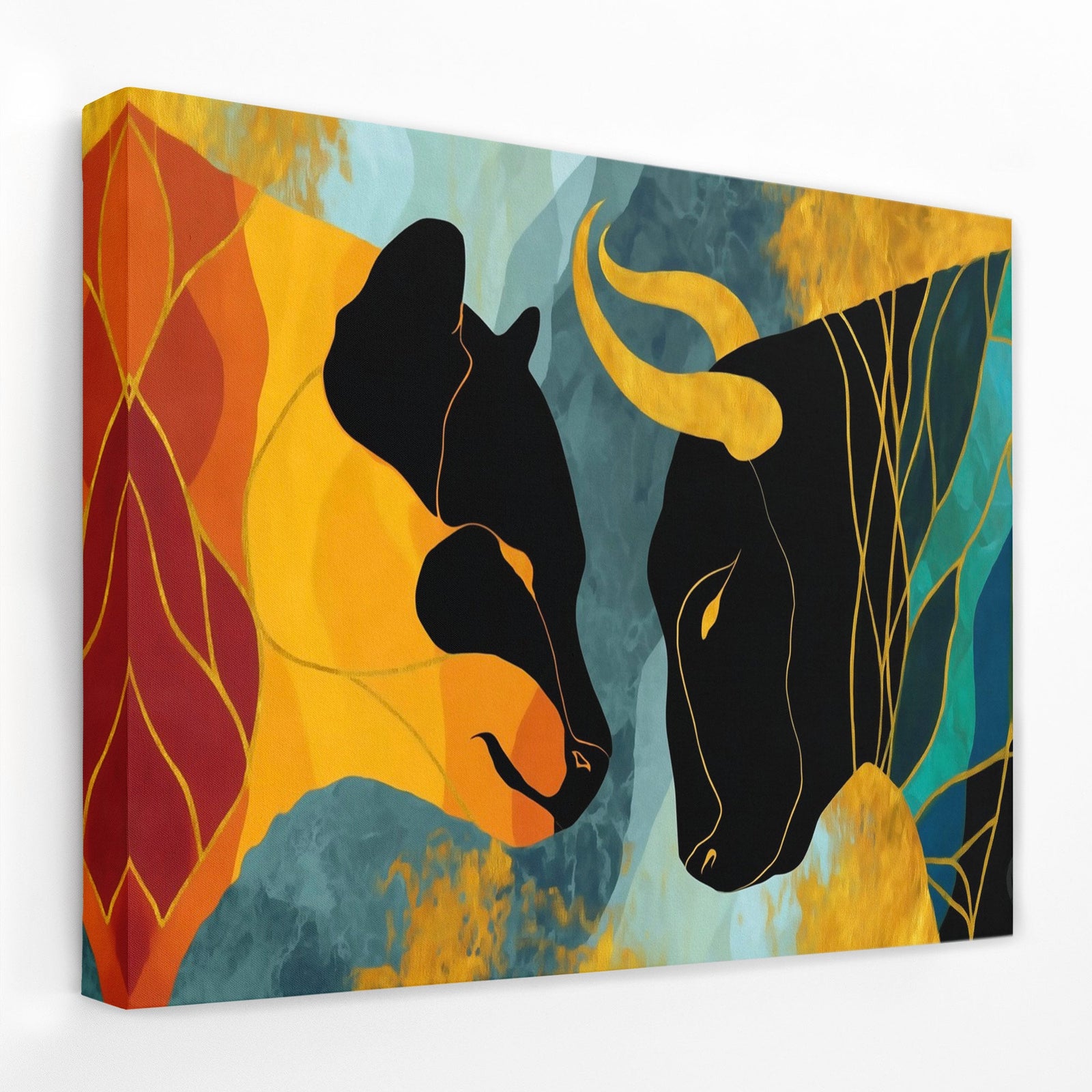 Copper Rivals - Luxury Wall Art