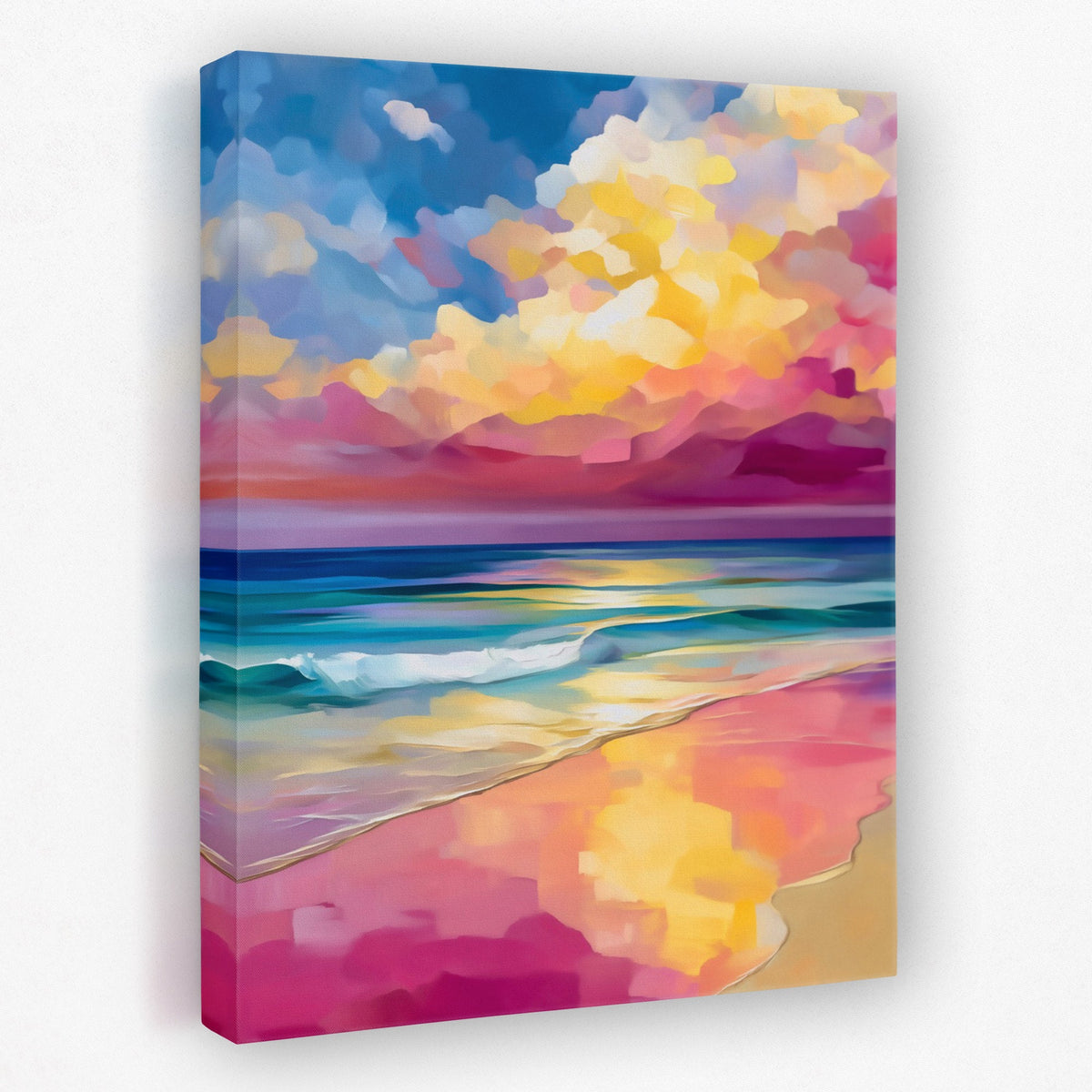 Coral Dawns Embrace - Luxury Wall Art
