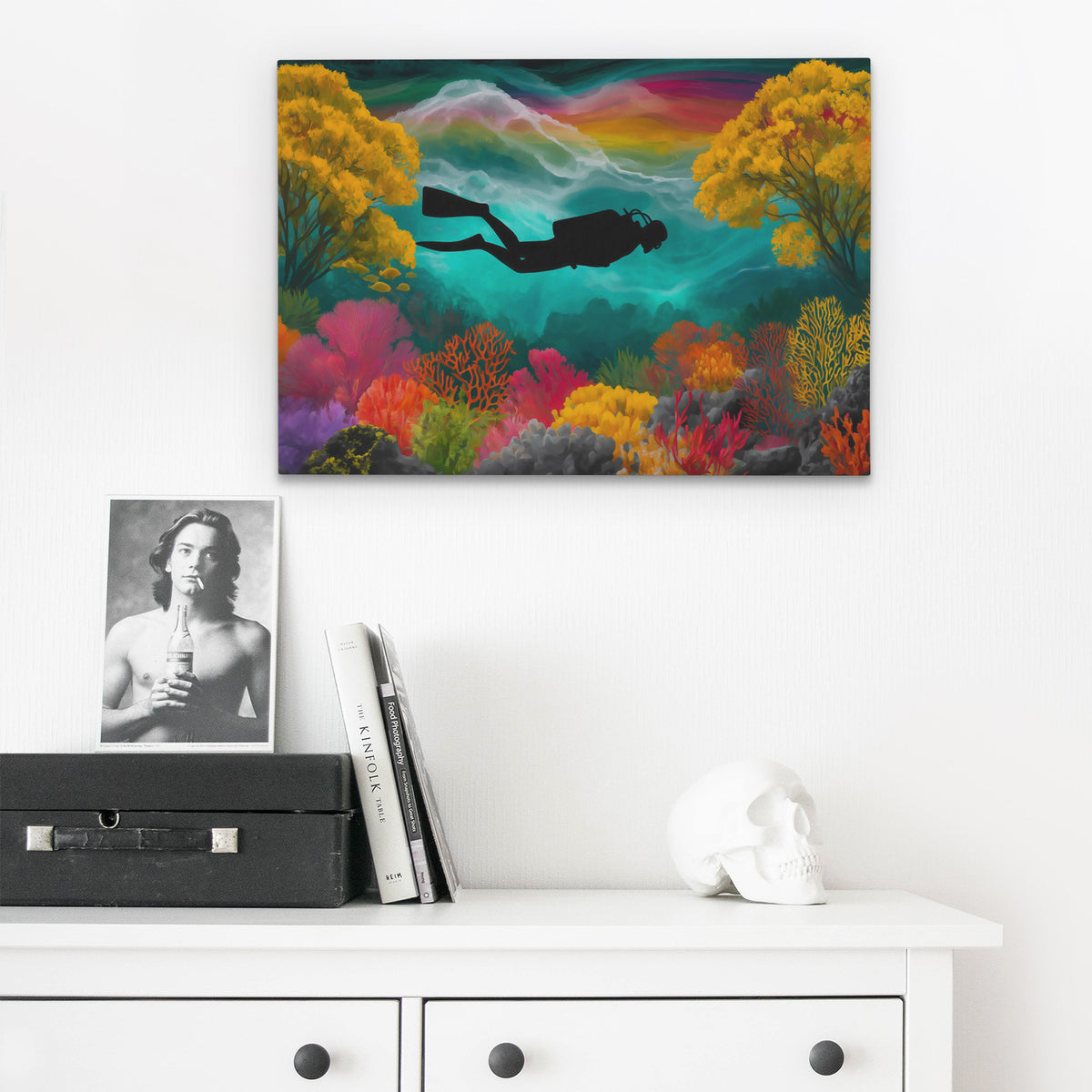 Coral Garden Dreamer - Luxury Wall Art