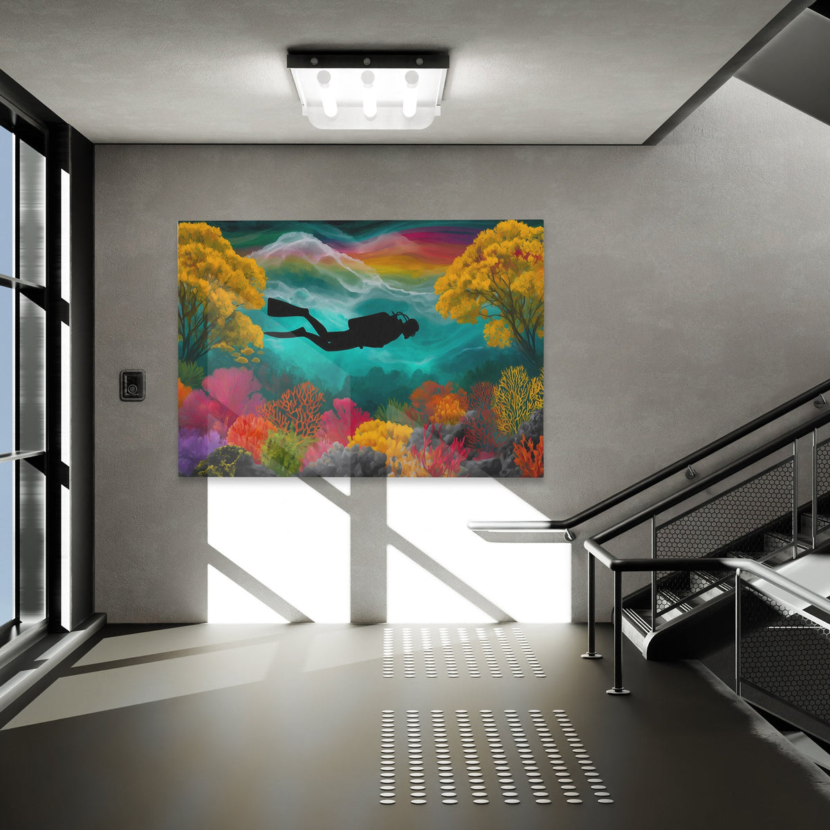 Coral Garden Dreamer - Luxury Wall Art