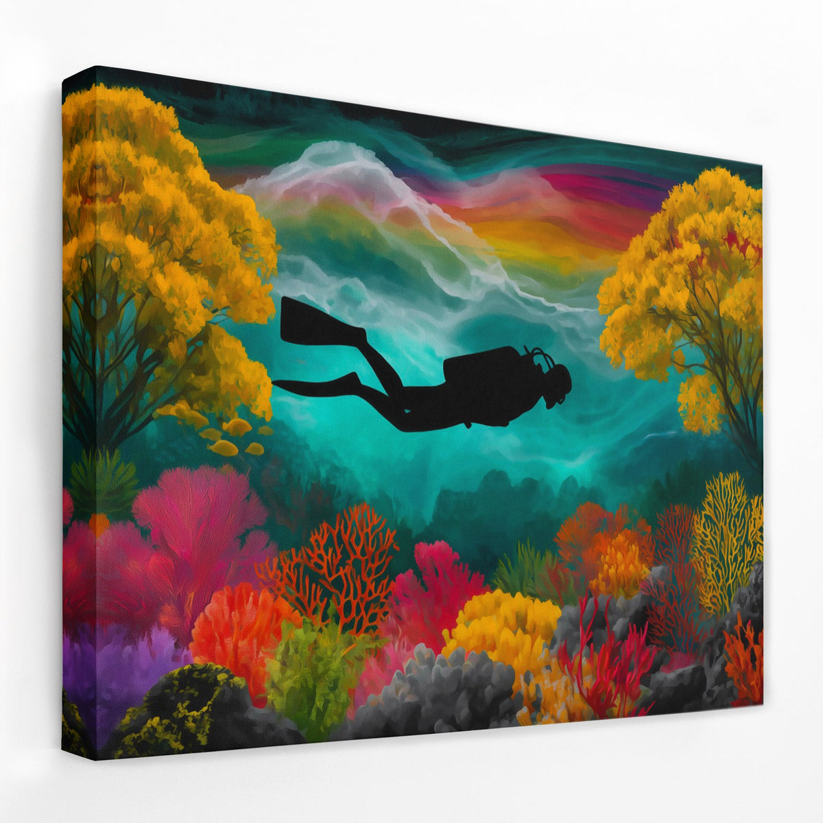 Coral Garden Dreamer - Luxury Wall Art
