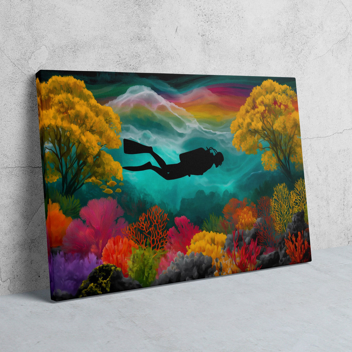 Coral Garden Dreamer - Luxury Wall Art