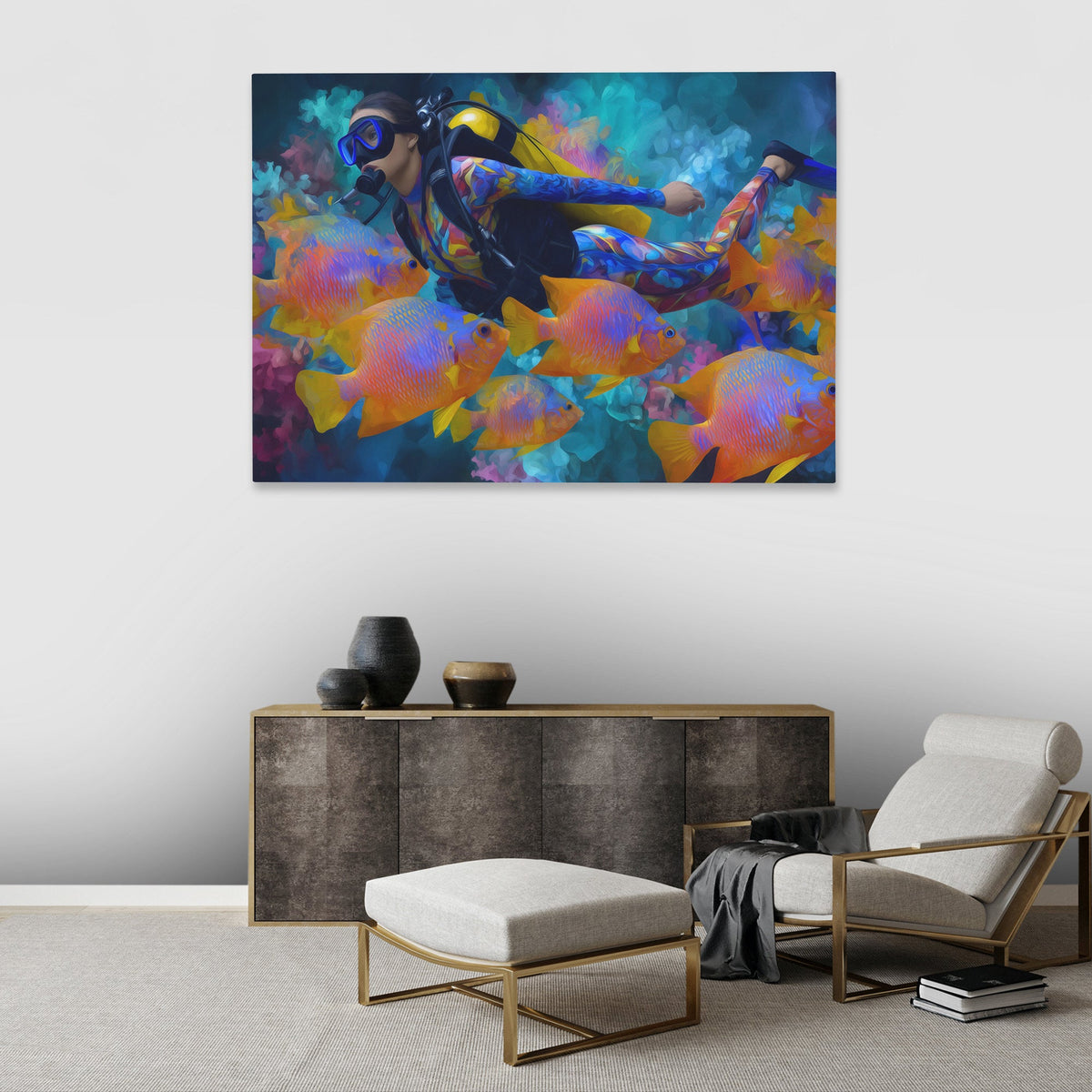 Coral Reef Explorer - Luxury Wall Art