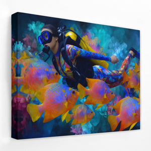 Coral Reef Explorer - Luxury Wall Art