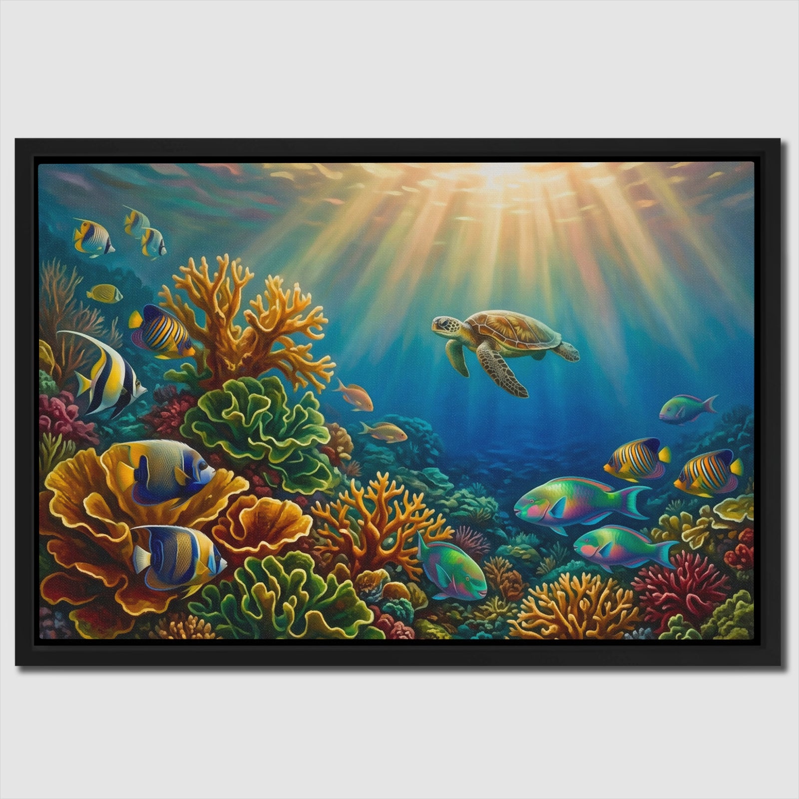 Coral Reef Sunlight — Coral Reef Sunlight Close Up Landscape 4