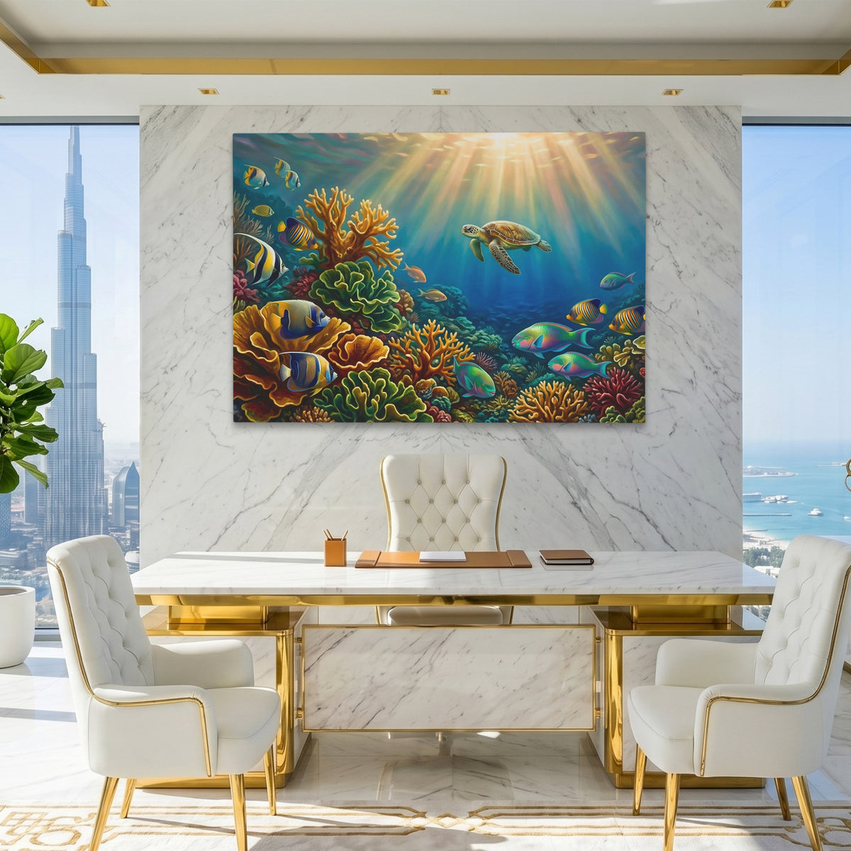 Coral Reef Sunlight — Coral Reef Sunlight King Lux Land 137