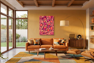 Coral Snake Swirl - Luxury Wall Art