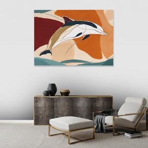 Coral Tide Dancing - Luxury Wall Art
