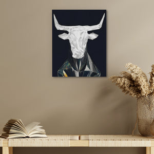 Corporate Bull Portrait - Luxury Wall Art
