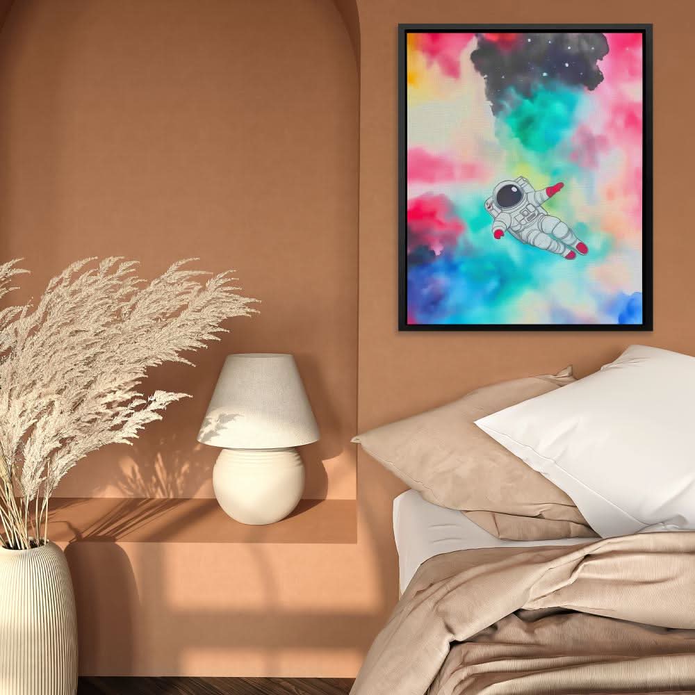Cosmic Astronaut Drift - Luxury Wall Art