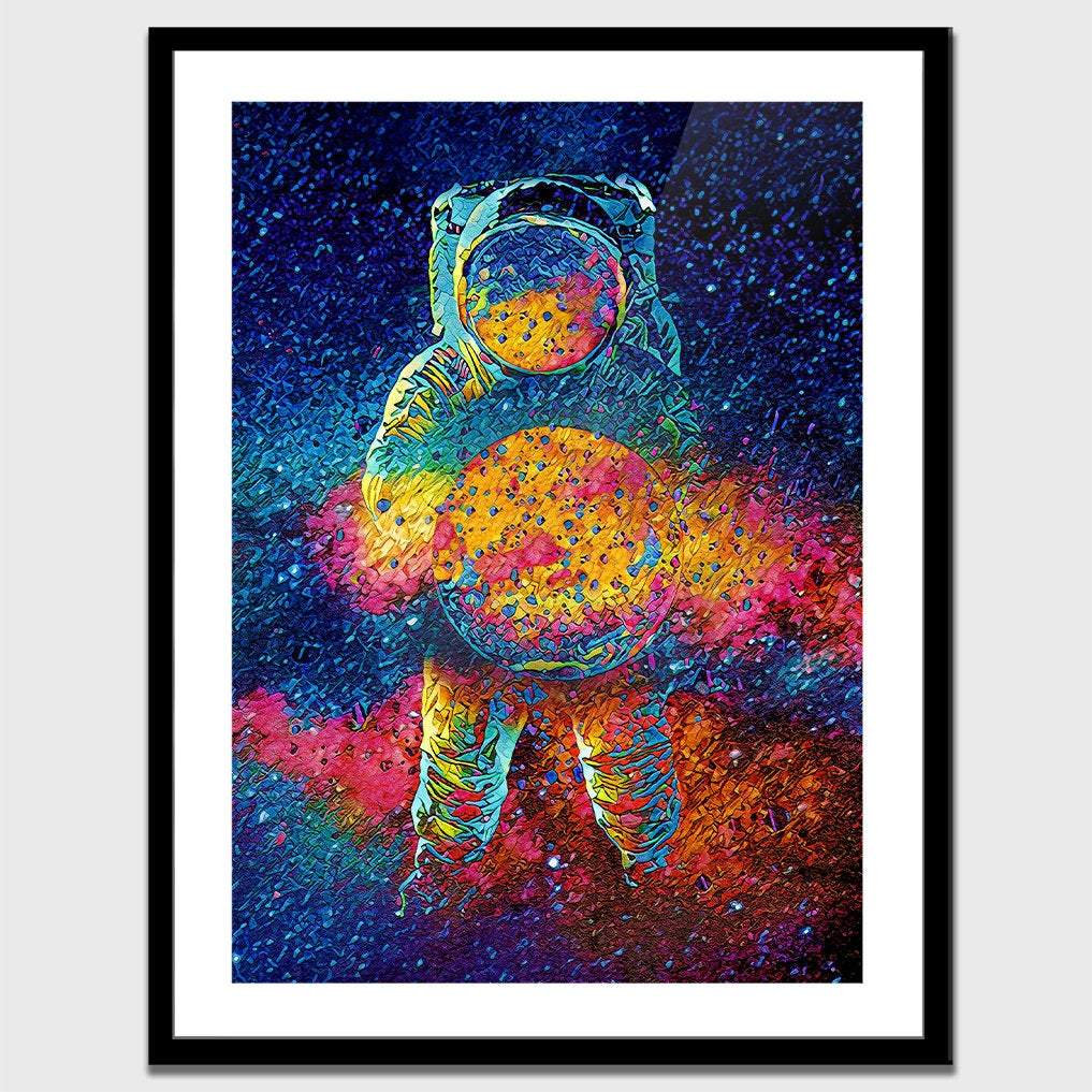 Cosmic Astronaut Semi - gloss Print - Luxury Wall Art